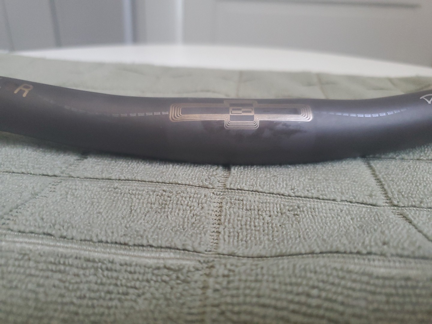 Colorplus Titanium Riser Handlebar 540mm Width, 15mm Rise, Coffee Brown