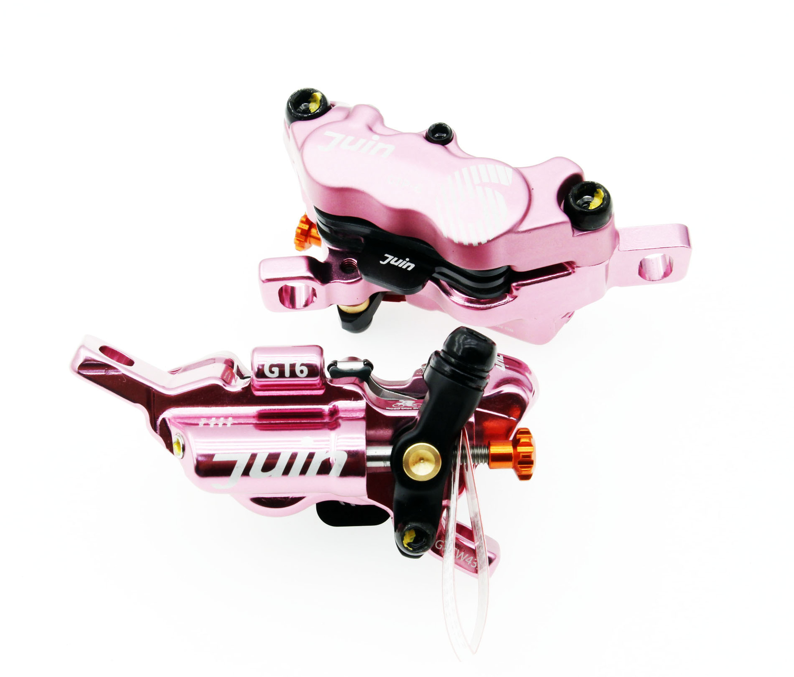Juin Tech GTP6 MTB eBike CX Cycle 6-Piston Hydraulic Disc Brake Caliper Set