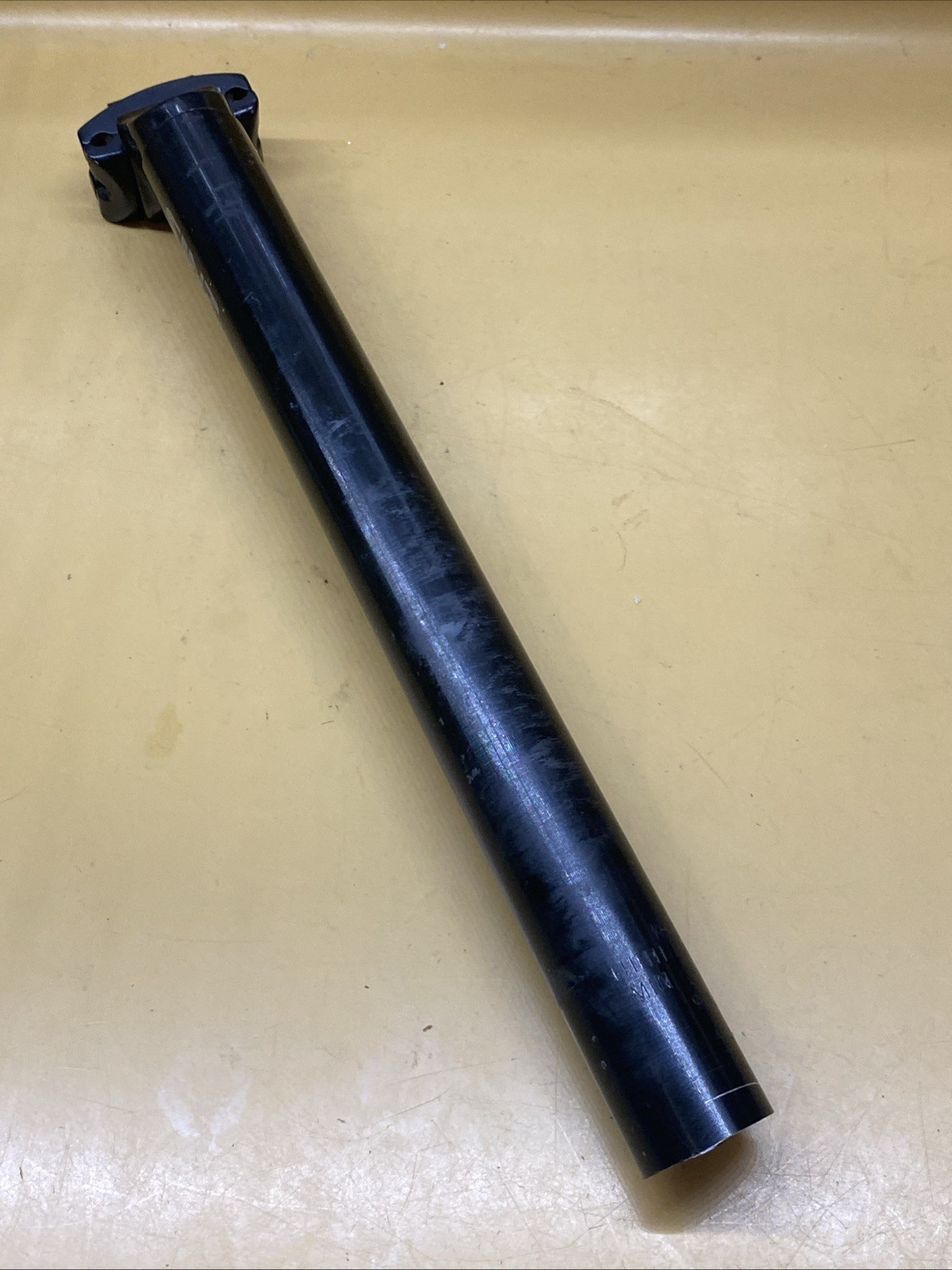 Black SINZ Aluminum 31.6mm x 340mm(Cut) Setback Seatpost