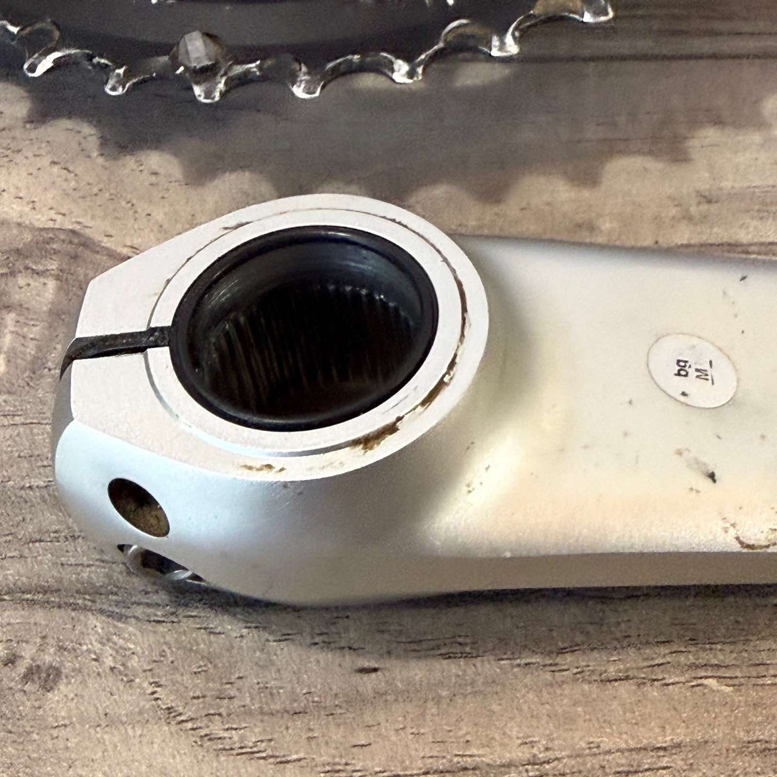 Shimano Deore XT FC-M785 2×10 Double Crankset 175 40-28 Missing Spindle Cap
