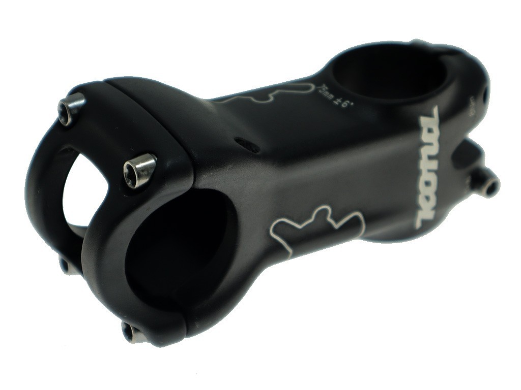 Kona 4-bolt Road Mountain Bike Stem 1 1/8″ x 31.8mm x 75mm x +/-6° Black