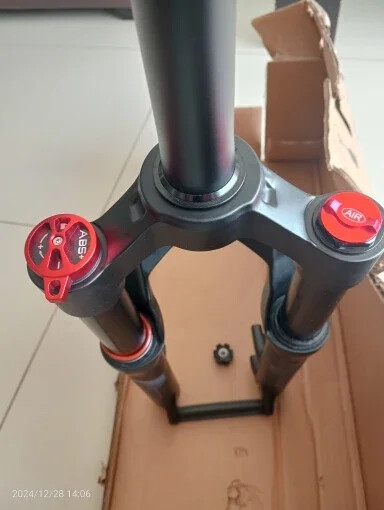 100/120/140mm Travel MTB Bike Forks 20 24in Alloy Shoulder Control Shock Fork