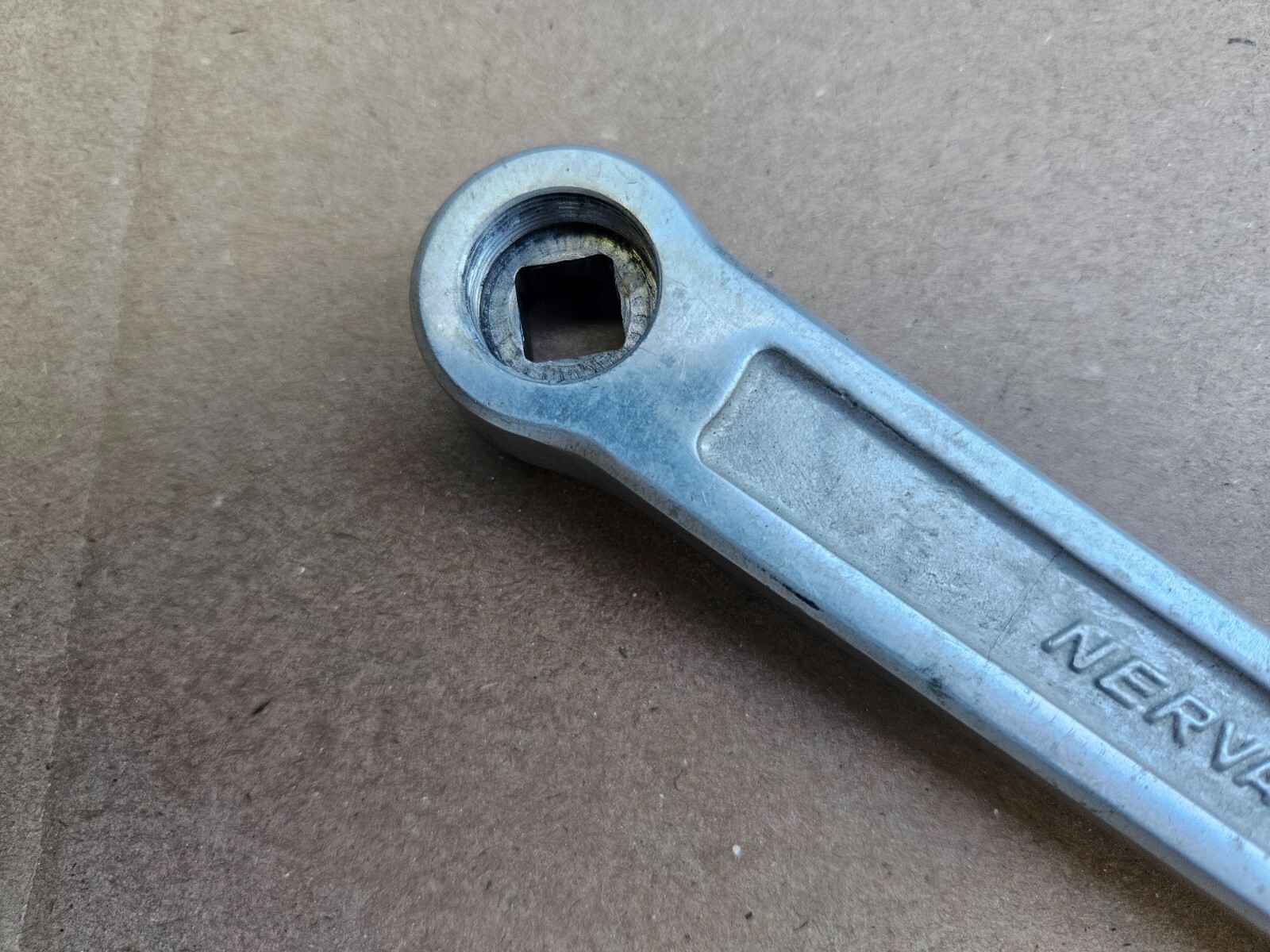 Vintage Nervar 170mm Non Drive Side Crank Arm Road Bike Cotterless Silver