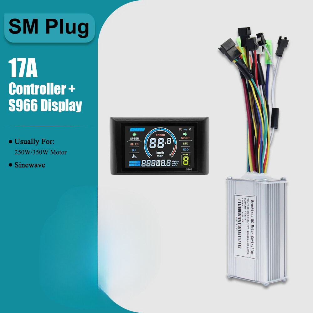Three-Mode Sine Wave 36/48V 17/26/30/40A Controller with LCD Display E-bicycle