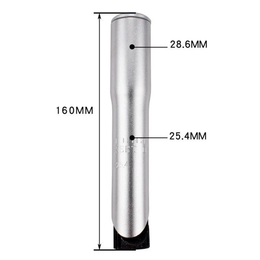 1pc Aluminum Alloy Bike Stem Riser Adapter 22.2/25.4mm to 28.6mm Extender – NEW