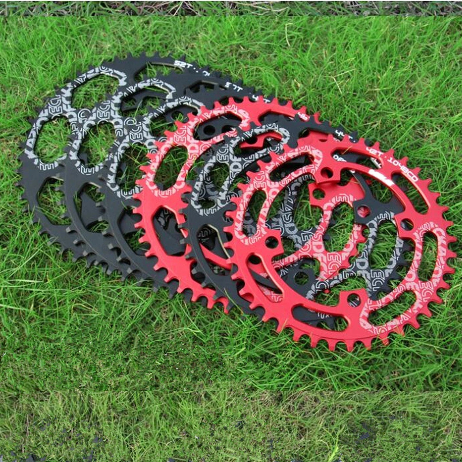 Replacement for DECKAS 104BCD Narrow Wide Chainring 36T,Round/Oval