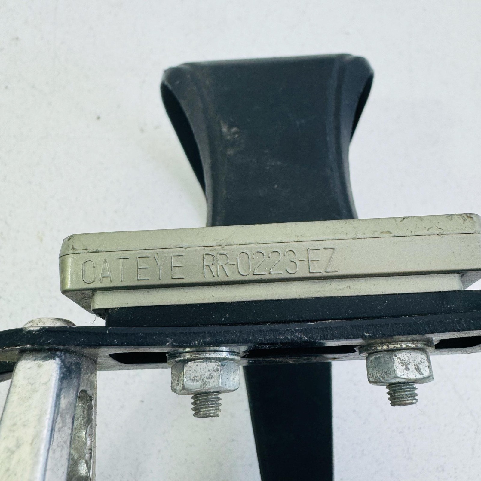 Vintage CatEye RR-0223-EZ SP-100 Platform Bike Pedals Toe Clips 9/16” Black A53
