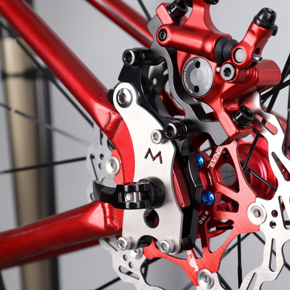 1x Bike Frame Conversion Kit Bicycle 160mm Disc-Brake Adaptor Bracket Holder