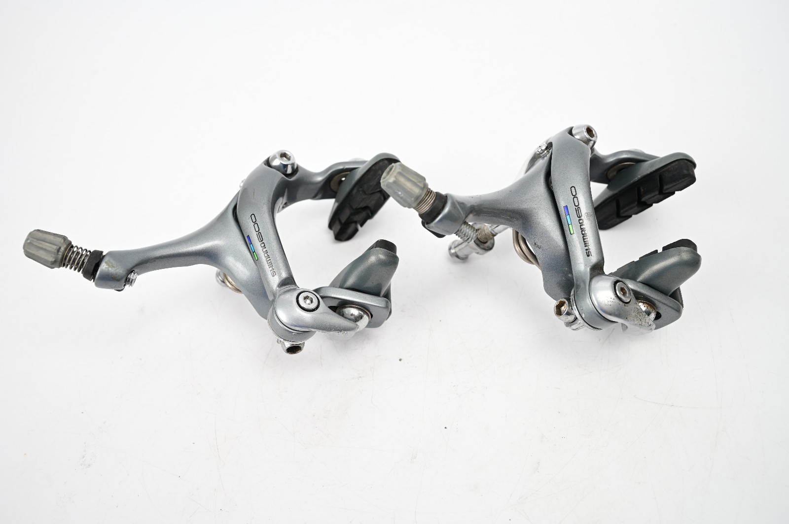 Vintage Shimano 600 Ultegra BR-6403 Brake Caliper Set Tri Color Road Bike F/R