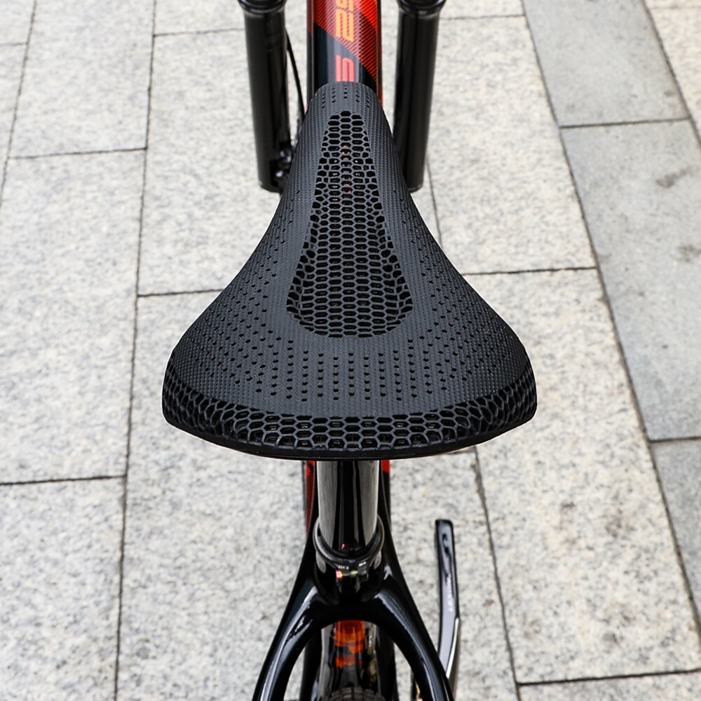 3D Printed Bike Saddle Carbon Fiber Base for Mountain Road Gravel Bicycle 145mm