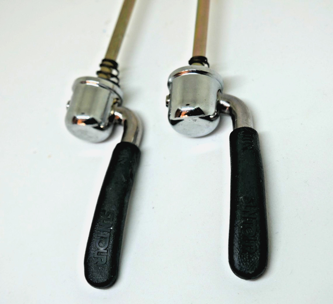 Vintage Suntour Bicycle Front & Rear Wheel Skewer set New Old Stock