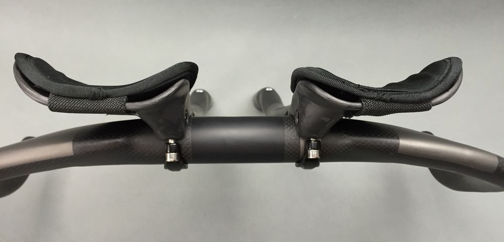 Carbon Fiber Bullhorn Rest Bar Time Trial Road Bike Handlebar 31.8*400/420/440mm