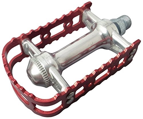 MKS BM-7 BMX Pedals Red/Silver 9/16 InchNEW