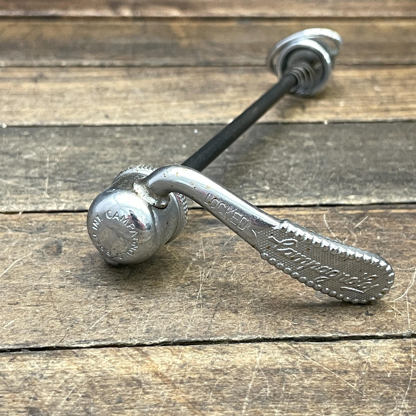 Vintage Campagnolo Front Wheel Quick Release Skewer 100 Mm Italy Road Bike