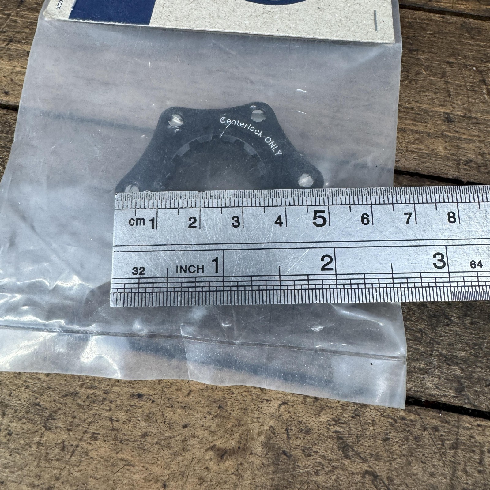 Problem Solvers Centerlock Rotor Adapter 6-Bolt Black 60g Disc Bike Part