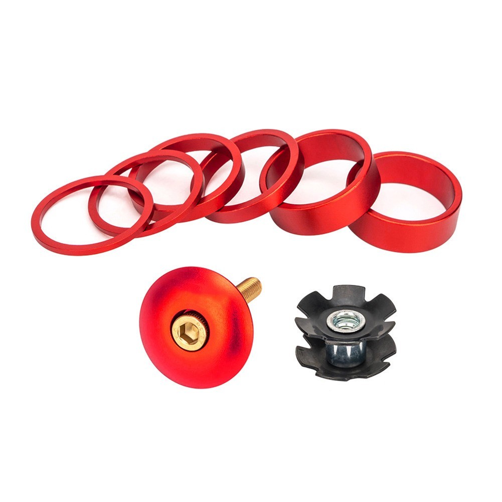 Bike Headset Washer Colorful Gold Purple Red 34mm Aluminum Alloy/steel