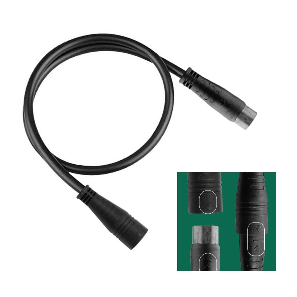 Electric Bike Motor Extension Cord 9Pin Connector Waterproof 160cm for E Bikes