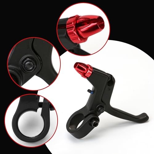 A Pair Bicycle Brake Lever Bike Levers of Universal 2 Finger Aluminum Alloy