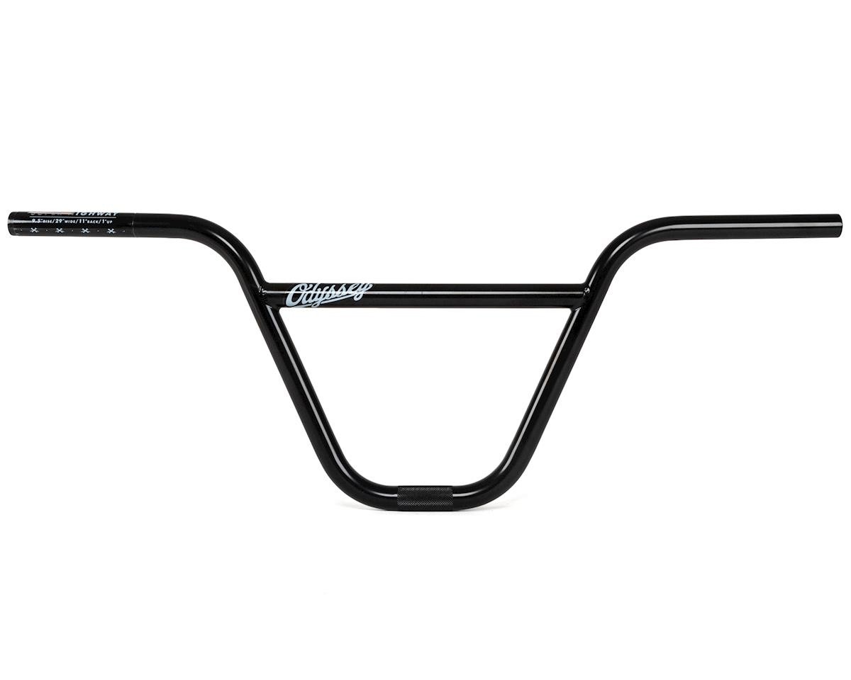 Odyssey Super Highway BMX Handlebar – 9.5″ Rise 29″ Width 22.2mm Clamp Black