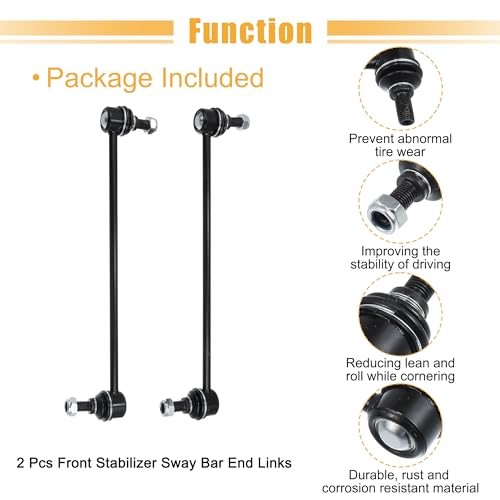 2 Pcs Front Sway Bar Links for Hyundai Santa Fe 2013-2018 for Kia Sorento