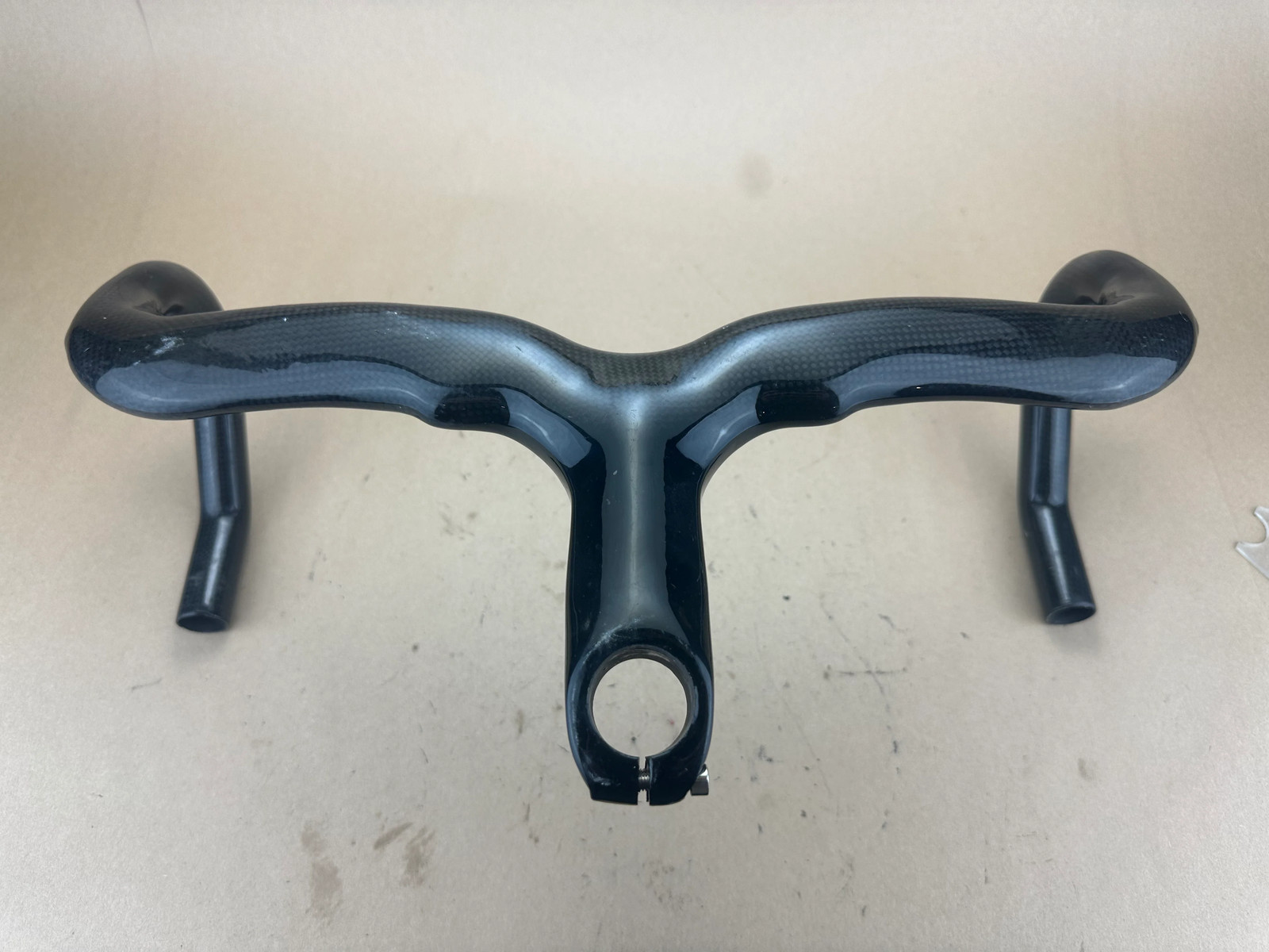 Unbranded Carbon Integrated Drop Handlebar 400 Width