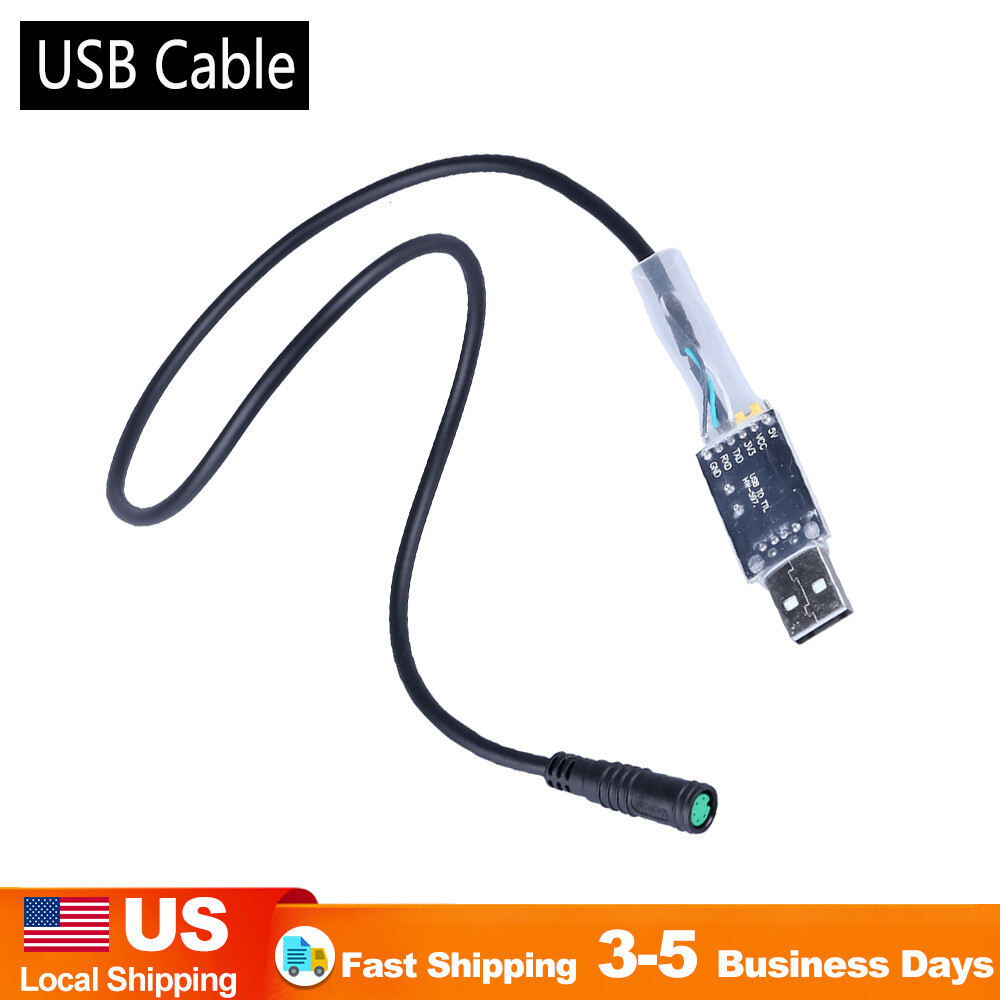 USB Programmed Cable 5 Pin Female for Bafang Mid Drive Motor Kit DIY Programming