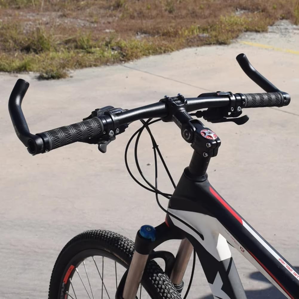 MTB Bike Handlebar Ends Ergonomic Handlebar Extender Bar for 22.2mm Handlebar