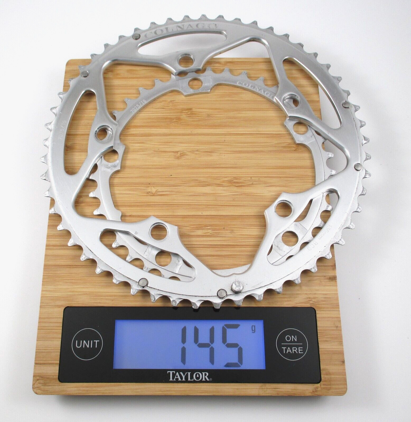 Colnago 53/39t 5-arm 7075/T6 aluminum alloy chainring set, 135mm bcd