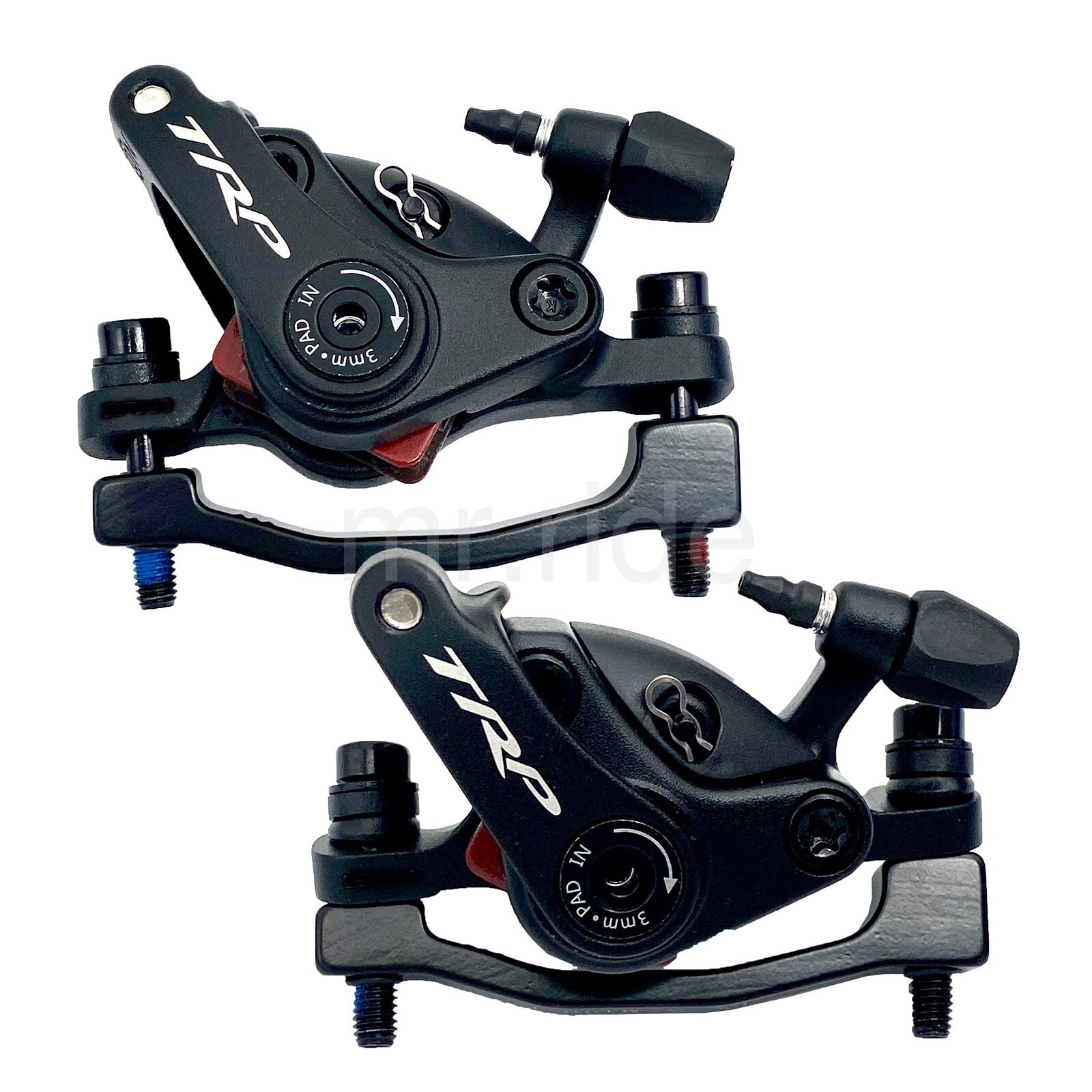 TRP Spyke MTB Mechanical Disc Brake Caliper Post Mount Front+Rear 180mm Black
