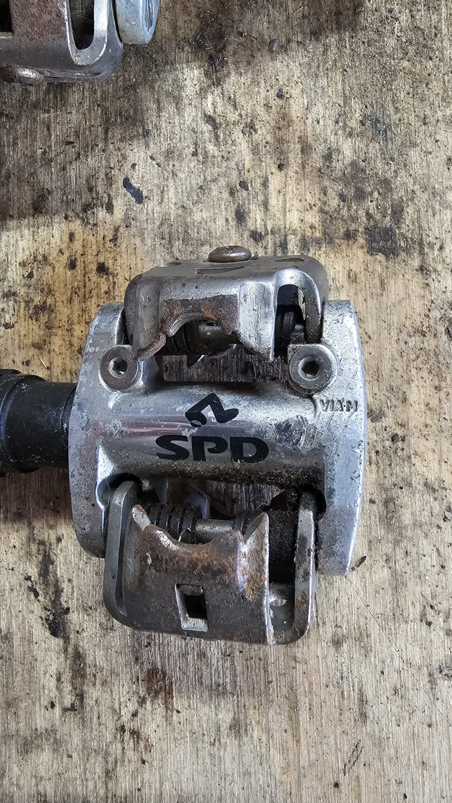 VINTAGE SHIMANO XTR PD- M858 SPD CLIPLESS MOUNTAIN BIKE PEDALS – NO CLEATS