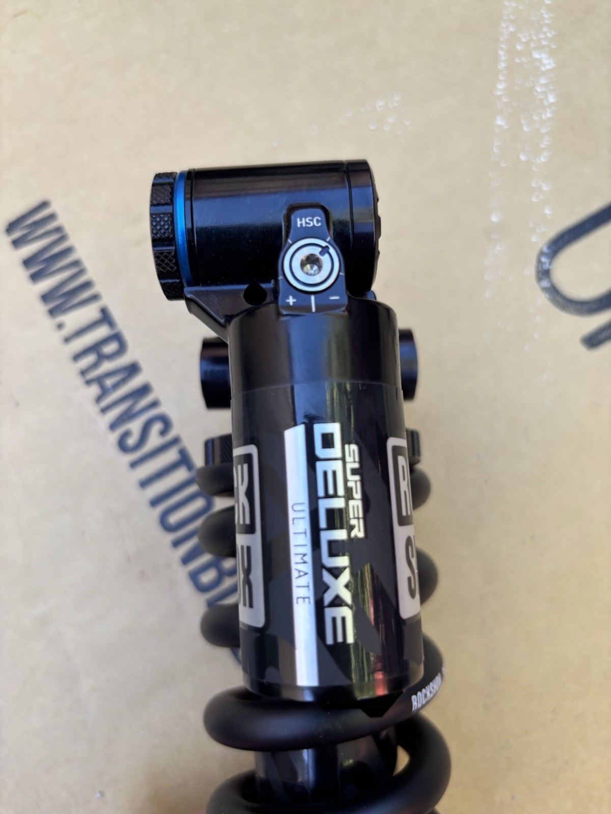 RockShox Super Deluxe Ultimate Coil Rear Shock 225x75mm w/ Coil Spring Black