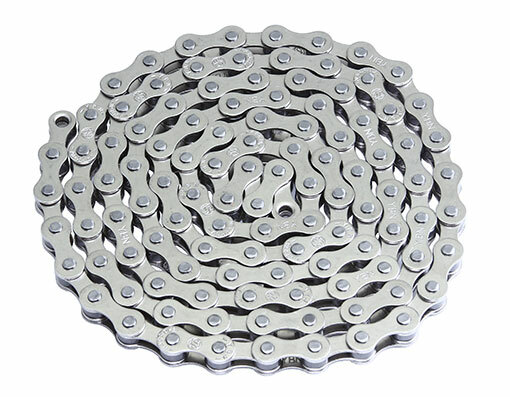 CHROME YBN Bicycle Single Speed Chain 1/2″ x 1/8 x 112 Links Lowrider Cruiser