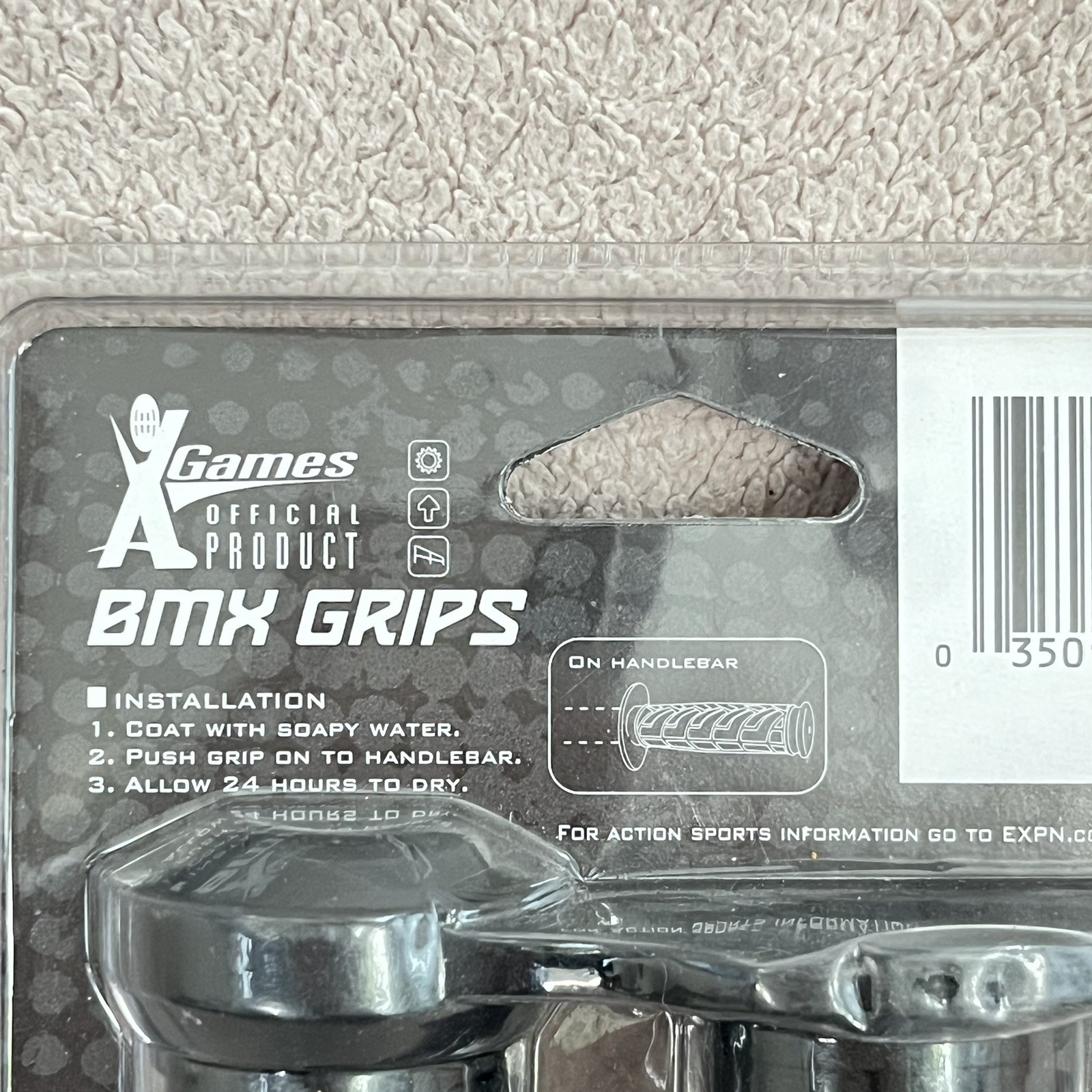 NEW X-Games BMX Bike Handlebar Grips-Black-Bell Sports-Athletic -Outdoors-Biking