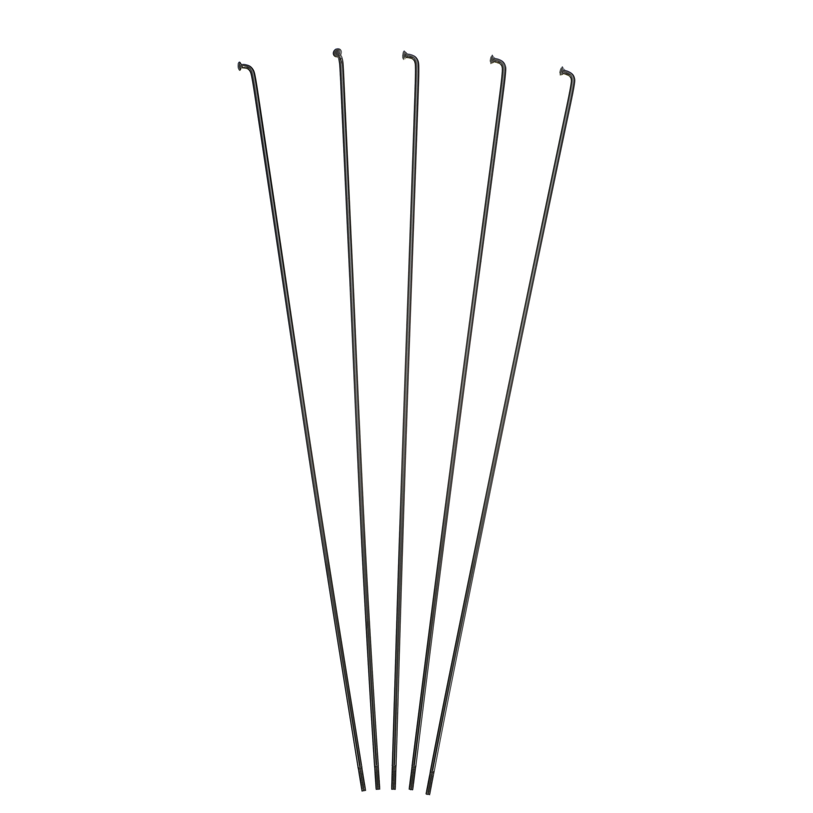 Universal Piece of 12 14G J Bend 282mm x 2mm Bicycle Spokes with Nipples Steel