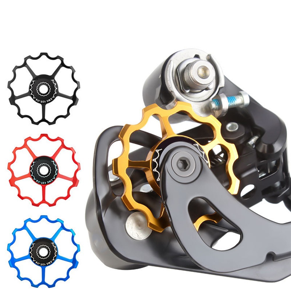 Bicycle Rear Derailleur Guide Wheel 11T13T Aluminum Alloy Bearing Steel