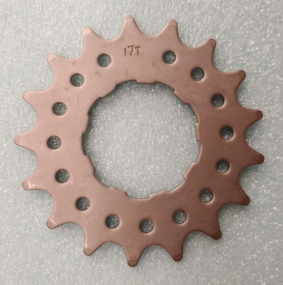 MCS Single Speed 3/32″ CrMo CHROMOLY SHIMANO COMPATIBLE COG – 17T – NICKEL