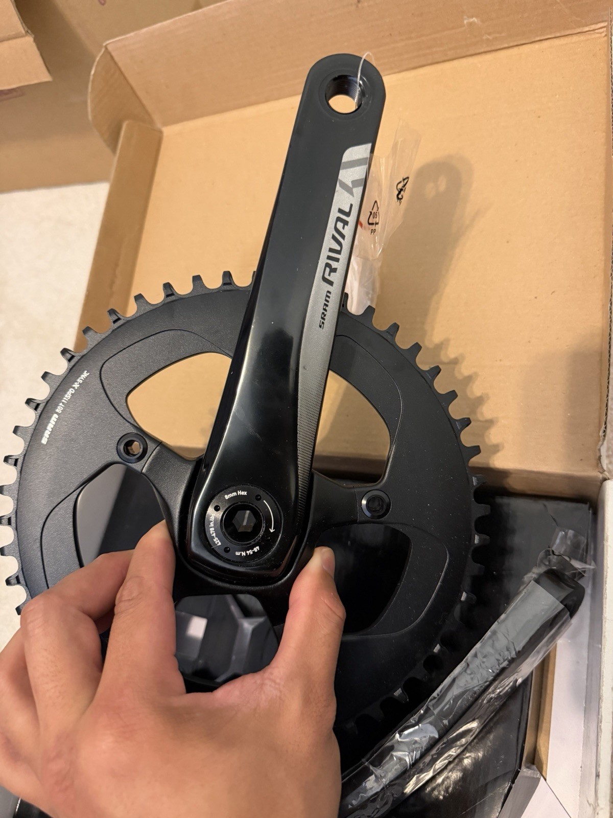SRAM Rival 1 X-Sync Crankset 170mm 50-tooth BB30