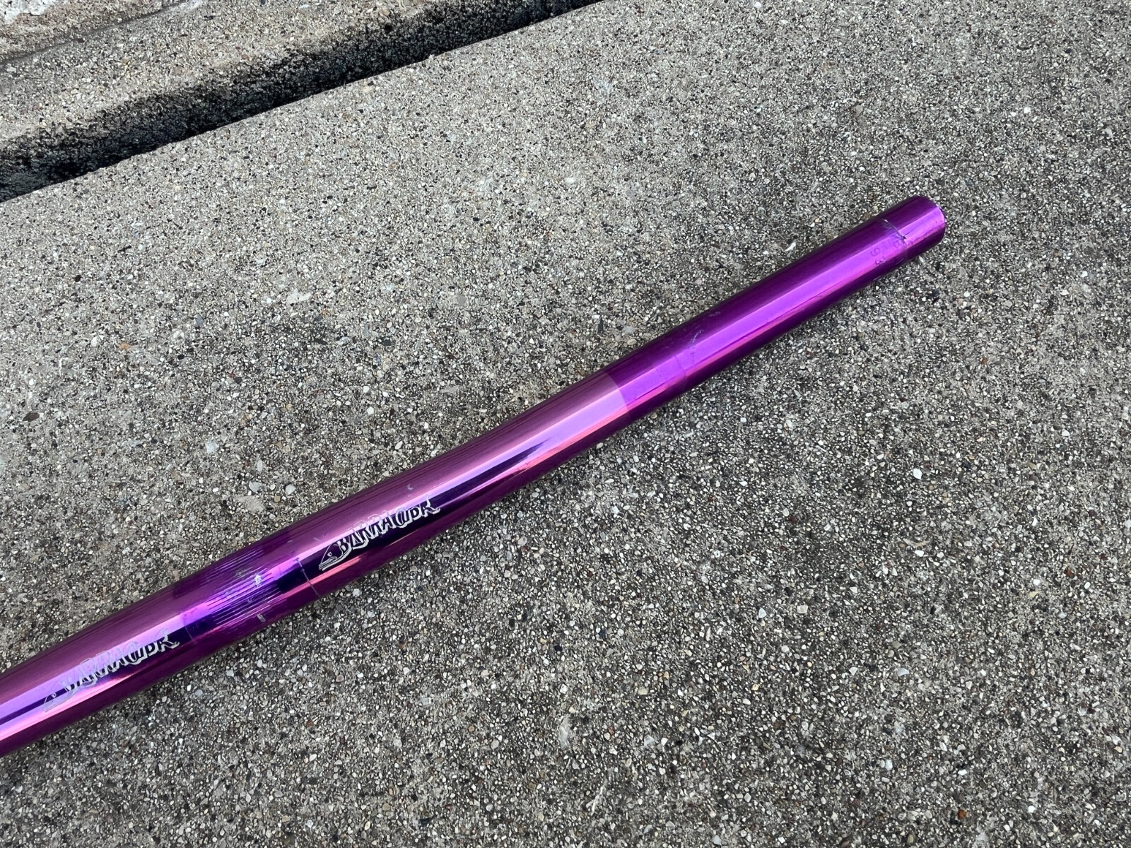 Vintage Barracuda Handlebar 25.4 Mountain Flat Bar 90s 560 mm CUDA Purple