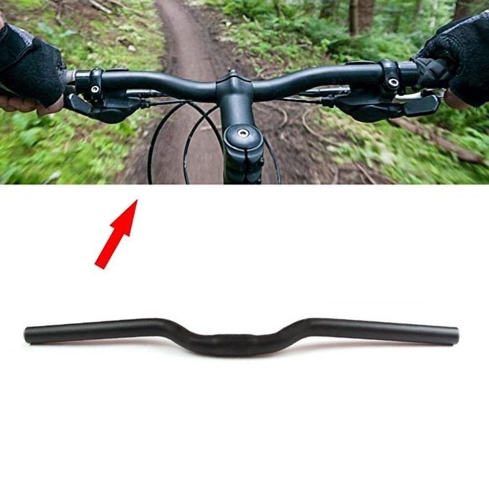 25.4*480-580mm Bicycle Riser Handlebar Aluminum Alloy Mountain Bike Handlebars