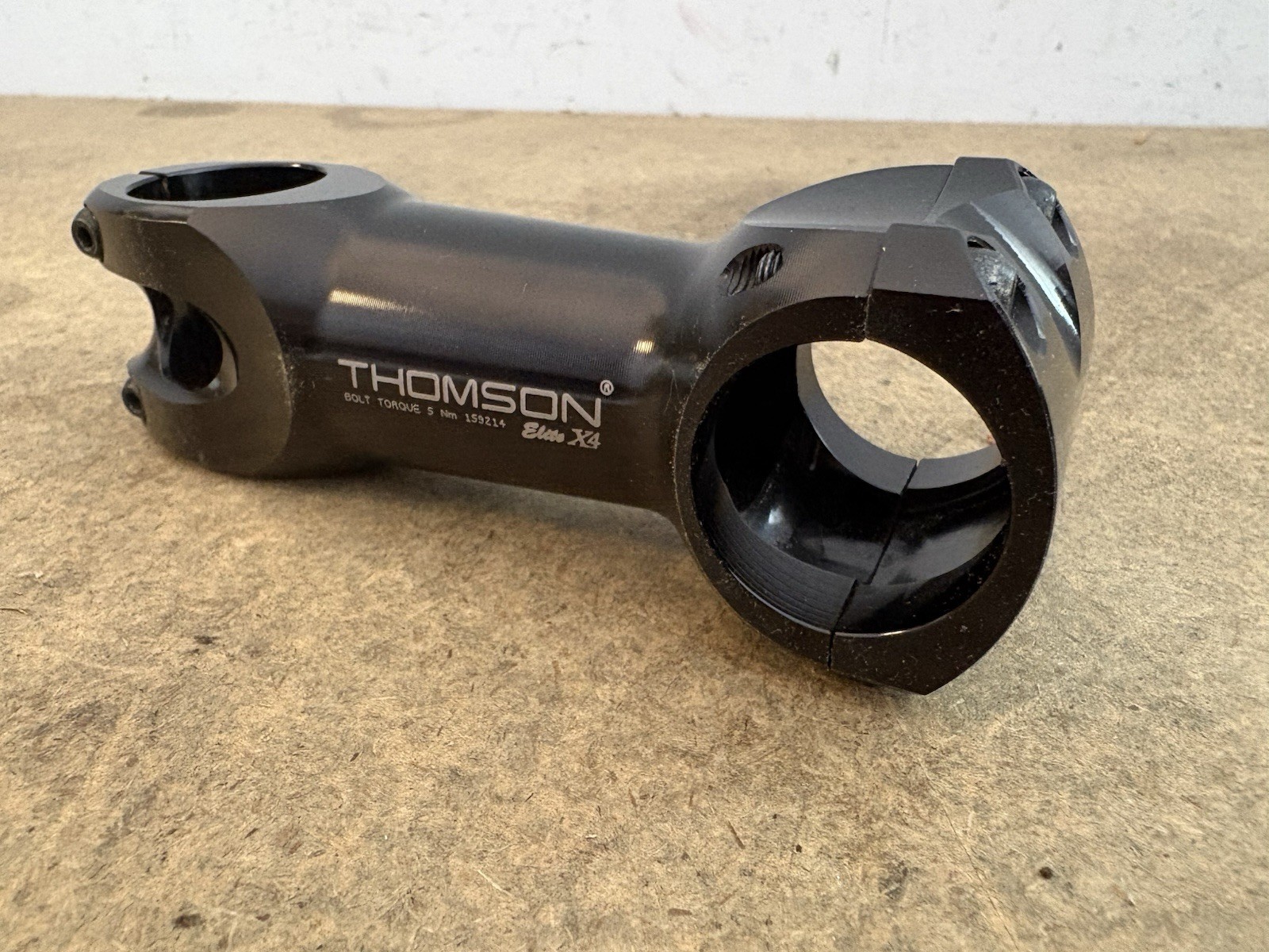 Thomson Elite X4 Bike Stem 31.8 x 100mm 0° BLACK 4-Bolt Alloy Road MTB Gravel