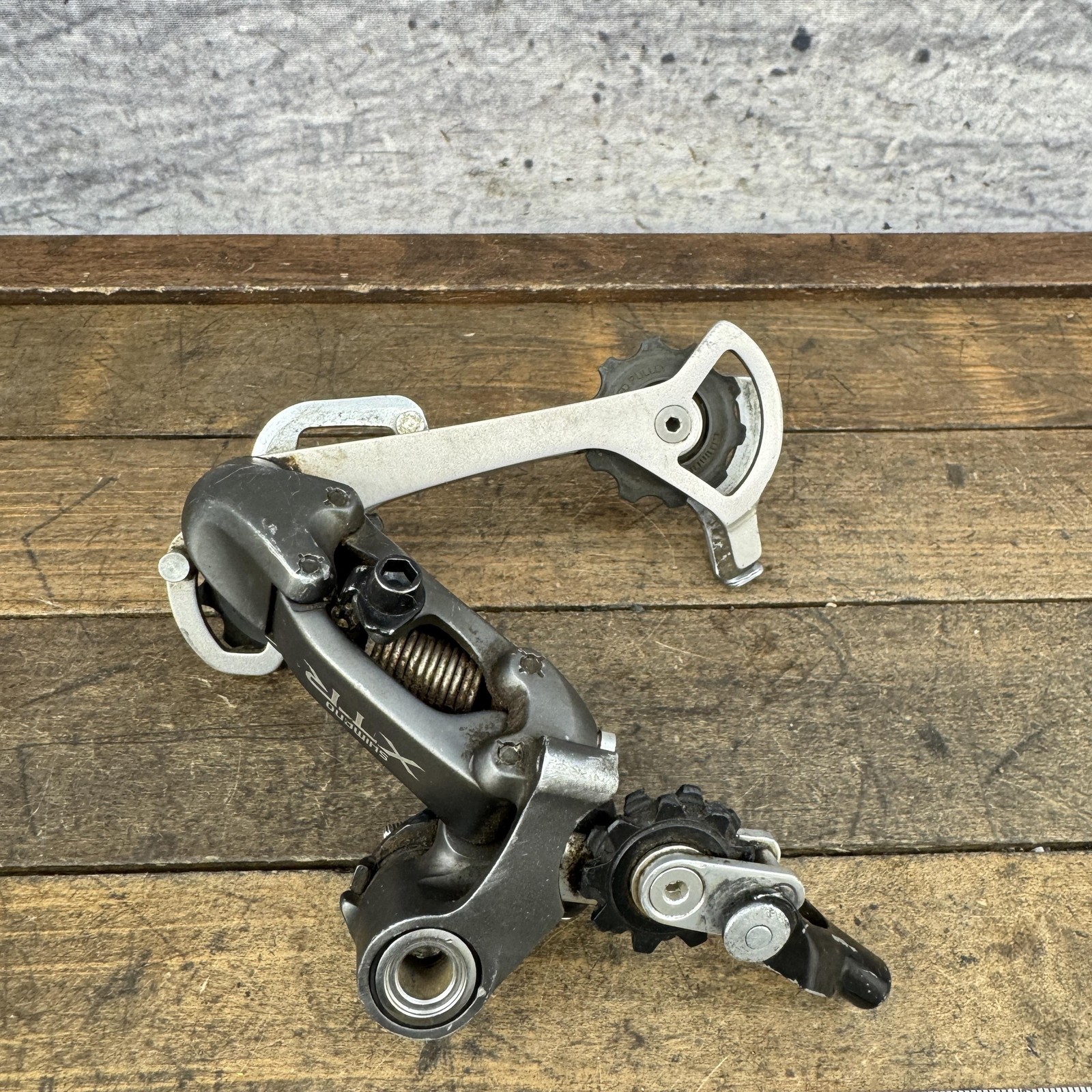 Vintage Shimano XTR RD-M951 Rapid Rise Rear Derailleur Long Cage 8 Speed MTB