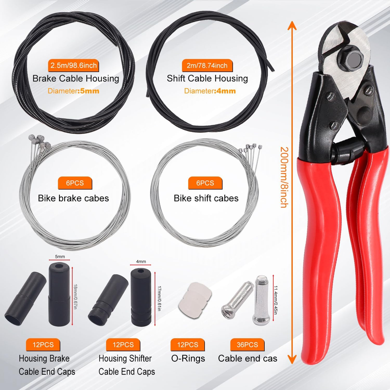 Stainless Steel Wire Cutter Bike Brake Cable Housing Shifter Cable Housing Unive