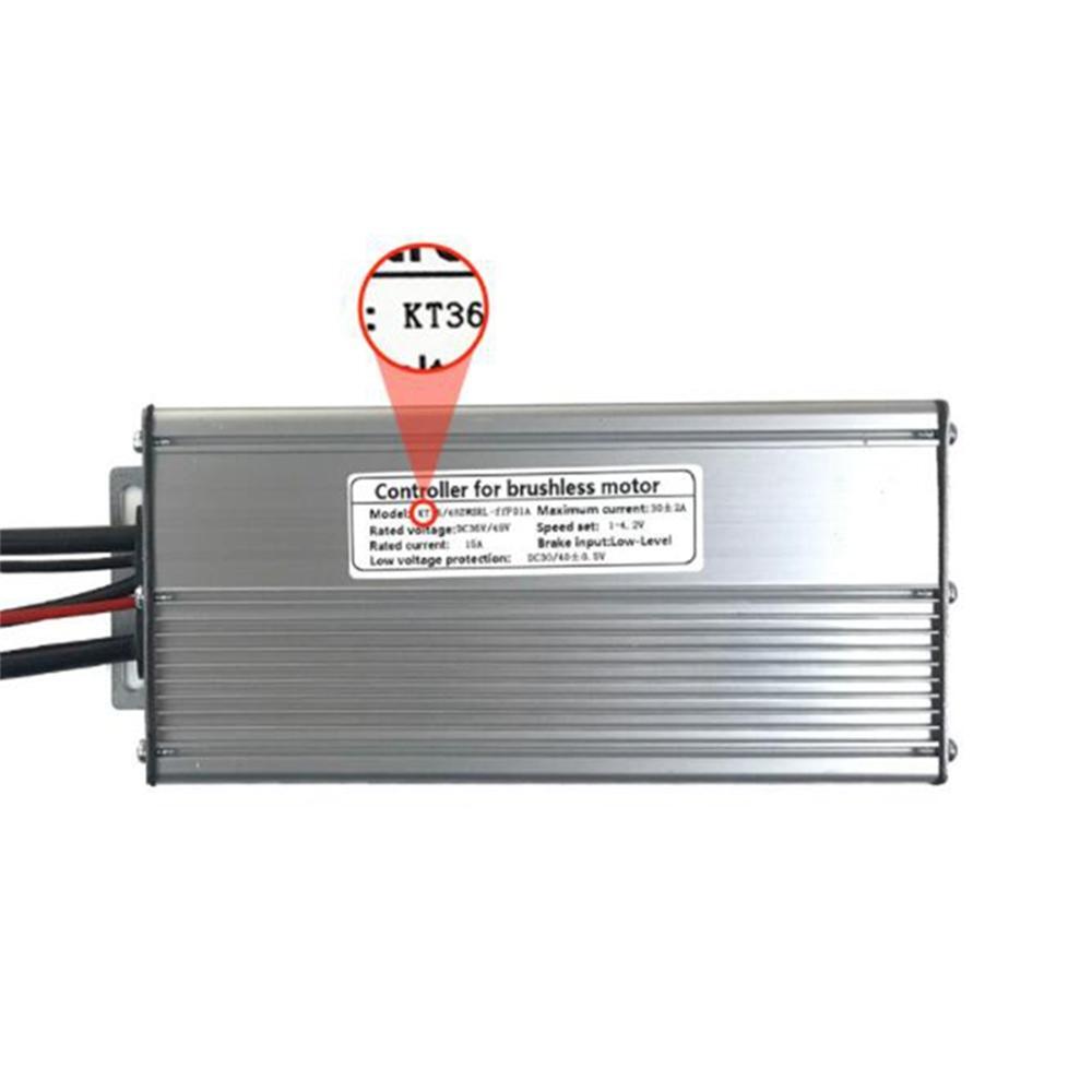 Ebike 36/48V 30A 1000W KT Brushless Motor Controller WP Plug Electric Bicycle