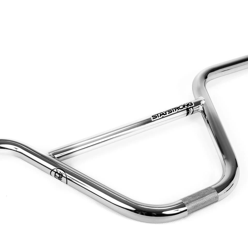 Stay Strong Chevron Straight Race Handlebar 8.5″ Chrome