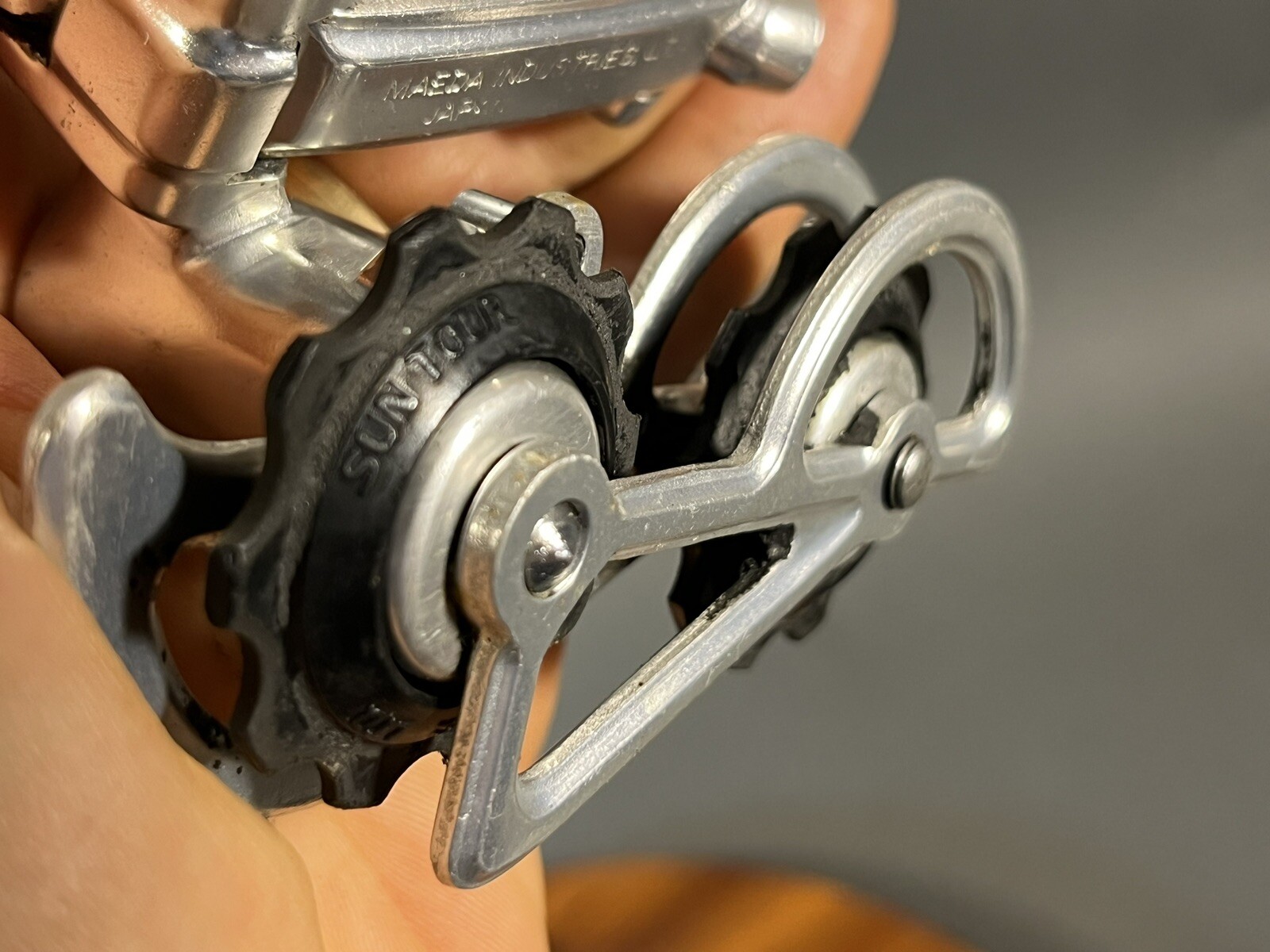 Vintage Suntour Cyclone Rear Derailleur Long Cage 70s 80s Japan Race. CLEAN