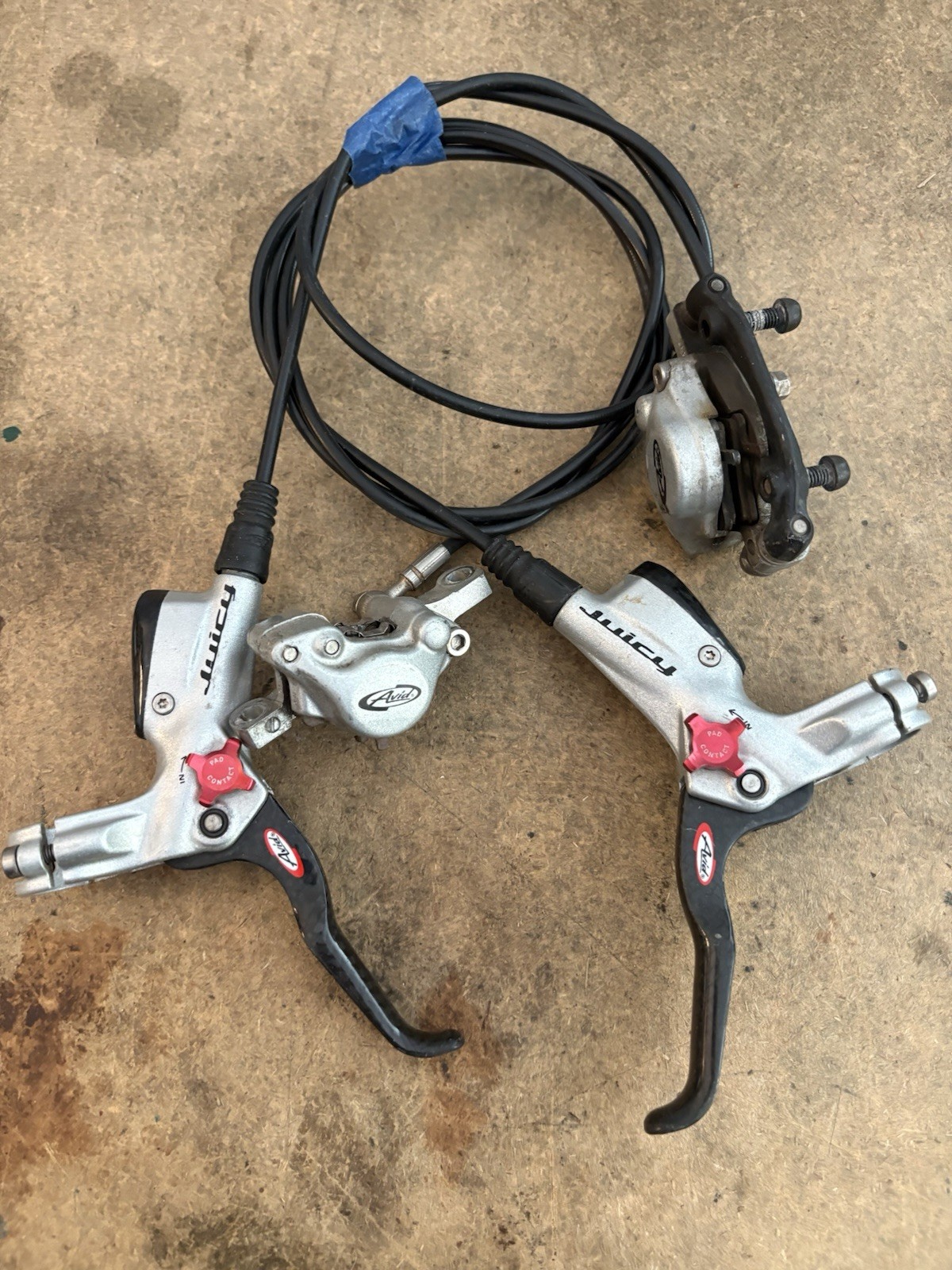 Avid Juicy Carbon Disc Brakes, Front & Rear SET, Mountain Bike