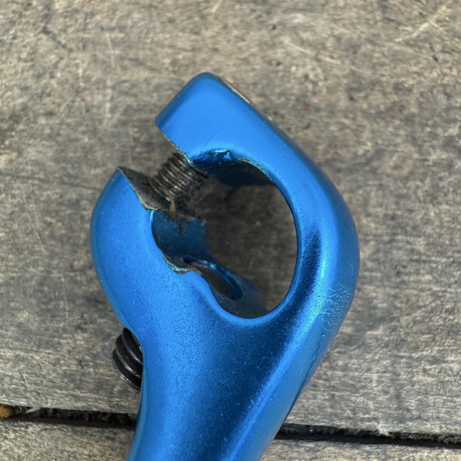 Vintage Tektro Brake Lever Extenders Alloy Blue 90s MTB BMX Bike PAT 80122