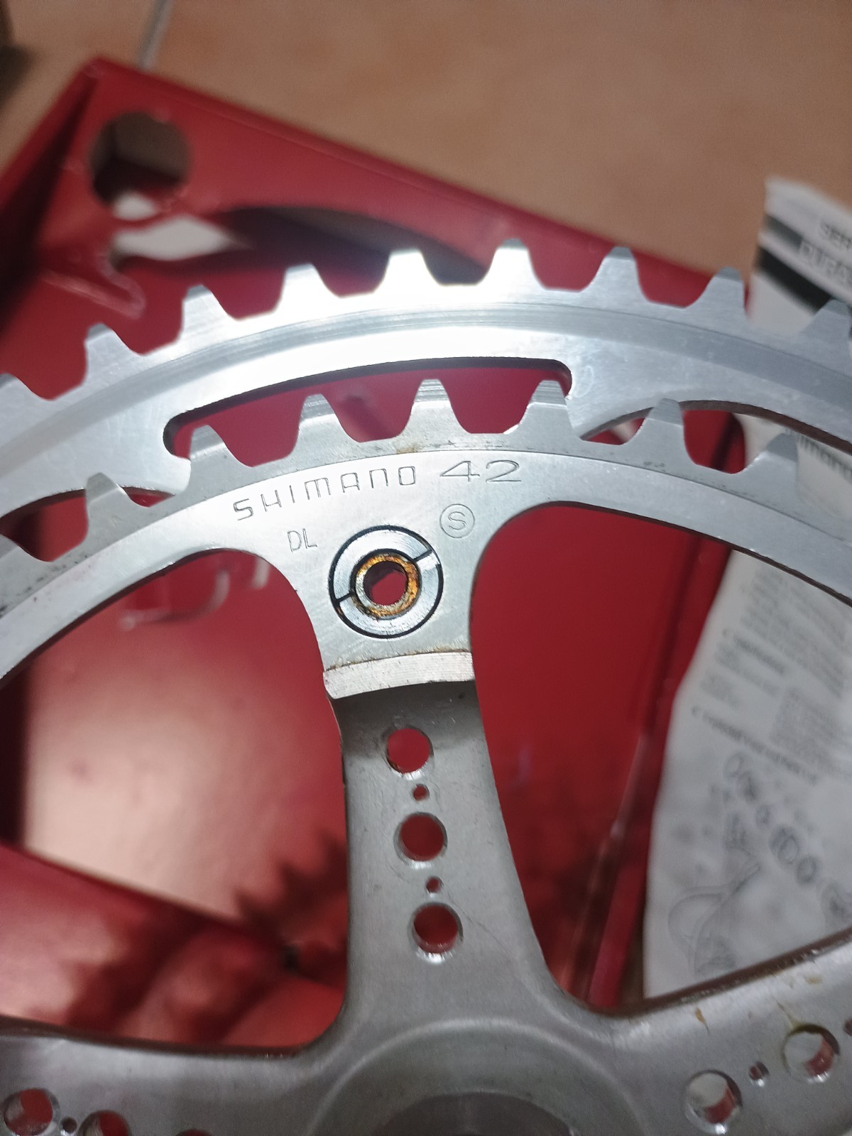 Nos Nib Vintage Crankset Shimano Dura Ace EX W Cut mm 170 Crankset 52/42