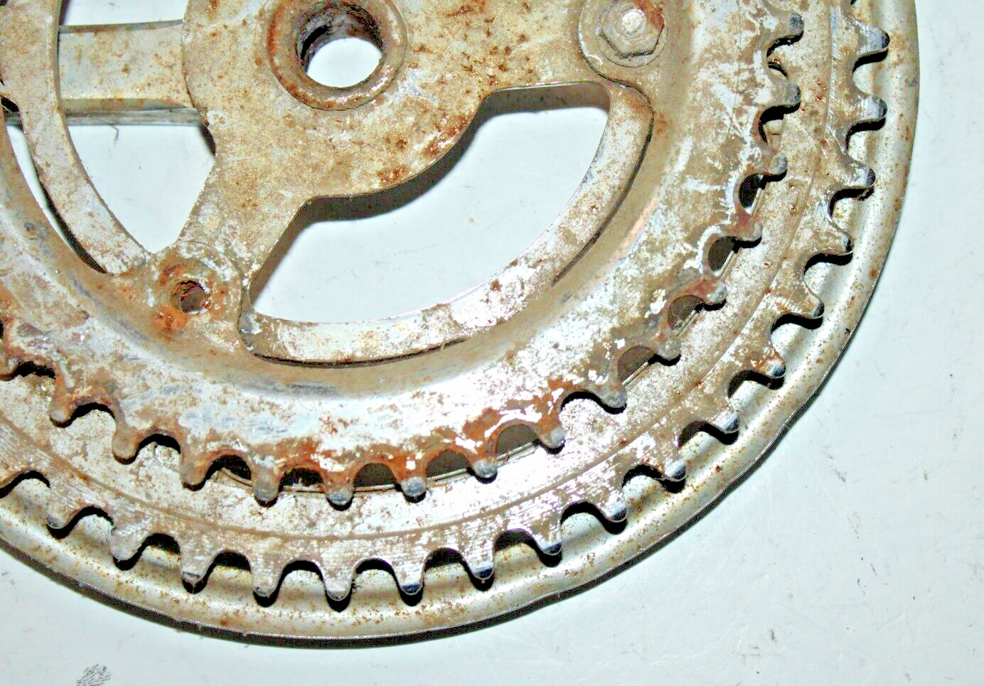 Vintage Double Drive Crank Arm BCD93-3 165mm 48/40T Touring Cotter USA Shipper