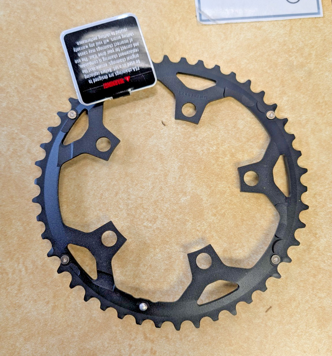 FSA Pro Road N-10/11 110 x 46t Chainring, Black